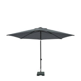 Madison parasol elba push-up around 300 cm with tilt function 100%pol. gray
