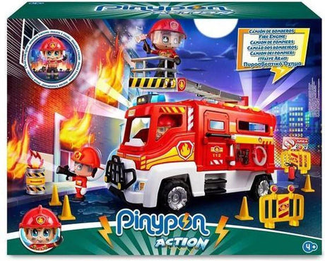 Famosa pinypon - fire truck with playing figure