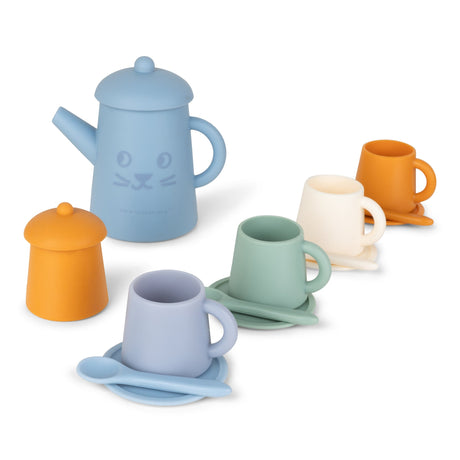 Pure tones | multi-colored tea play set