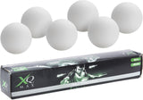 Bolas de tênis de mesa Xq max 40mm 6 peças brancas