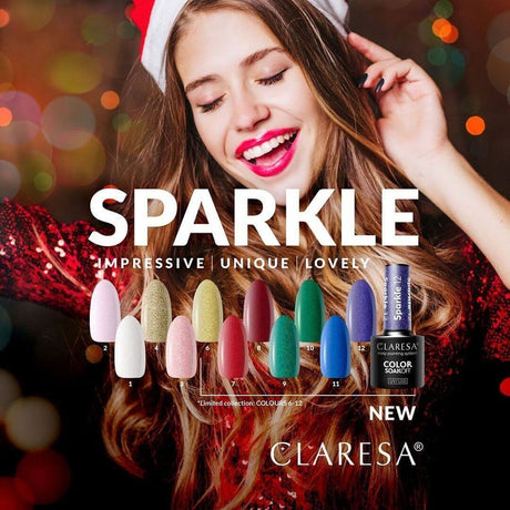 Claresa UV LED gel lak 5 ml Sparkle 1